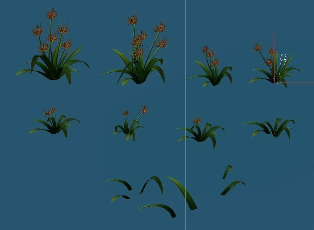 City - Thorn Grass 3D model_5