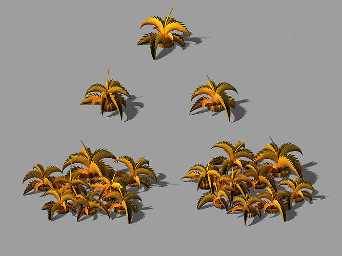 City - Barbed bush 3D model