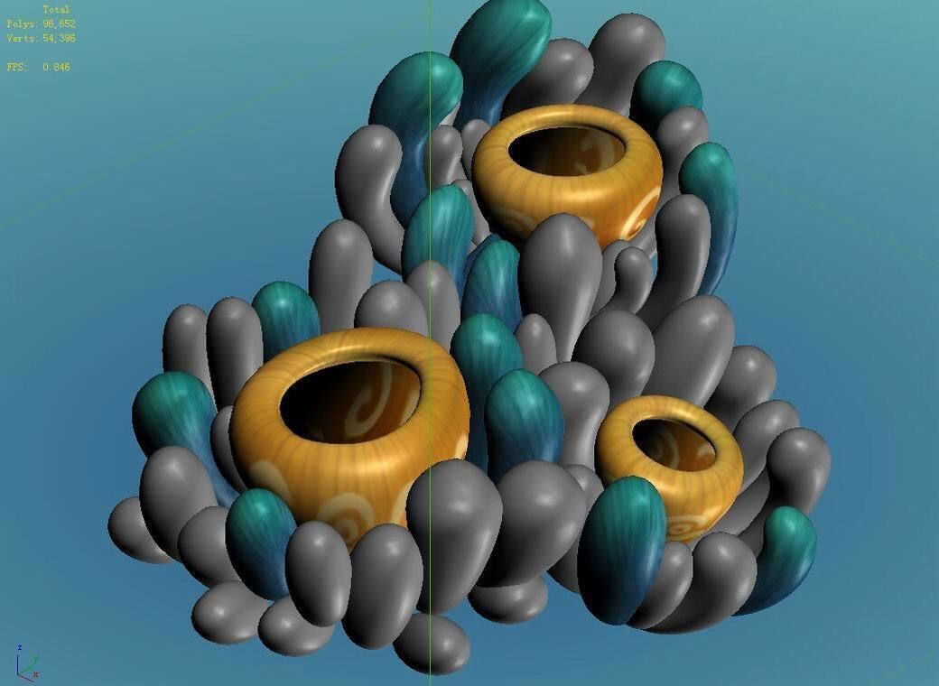 main city - shrub combination 02 3D model_5