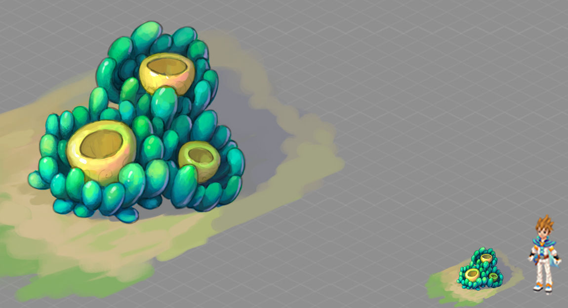 main city - shrub combination 02 3D model_3