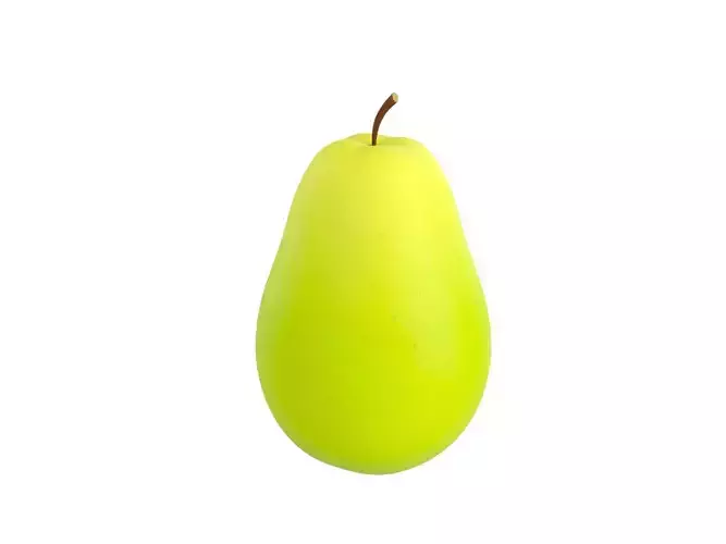 Pear Fruit Low-poly 3D model