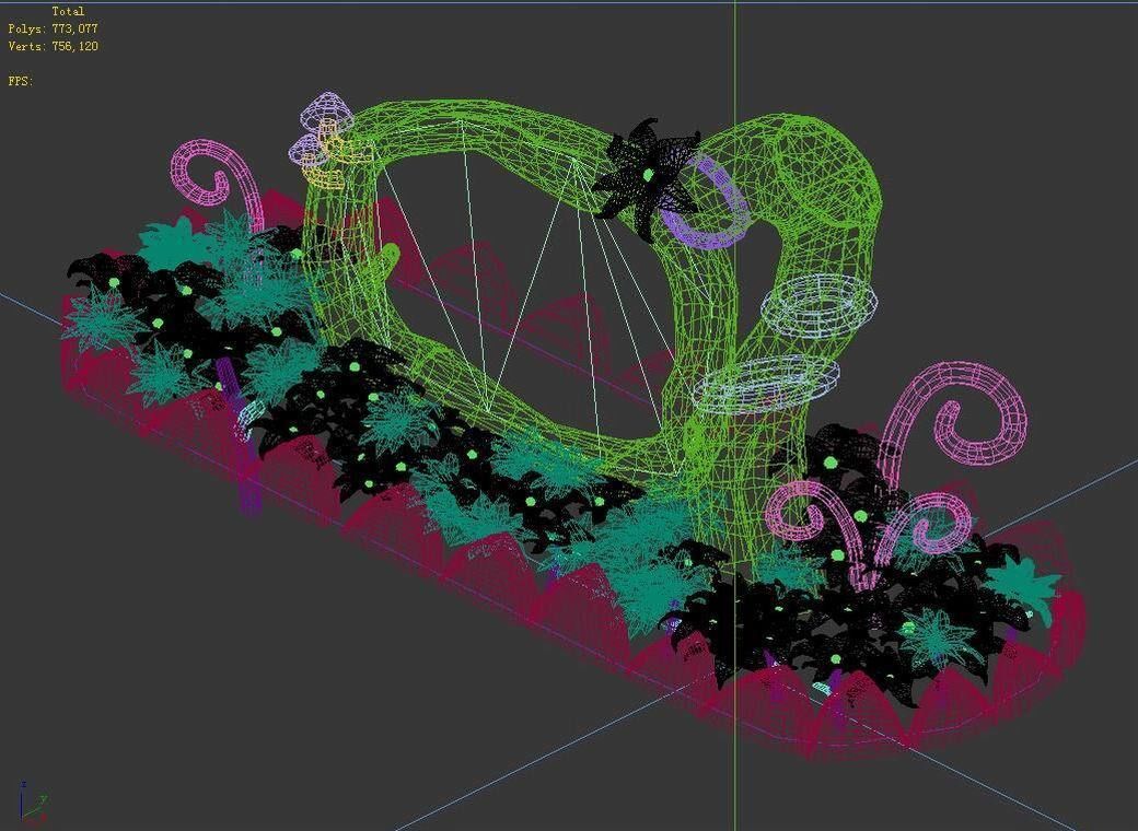 main city - Vegetation 1 3D model_3