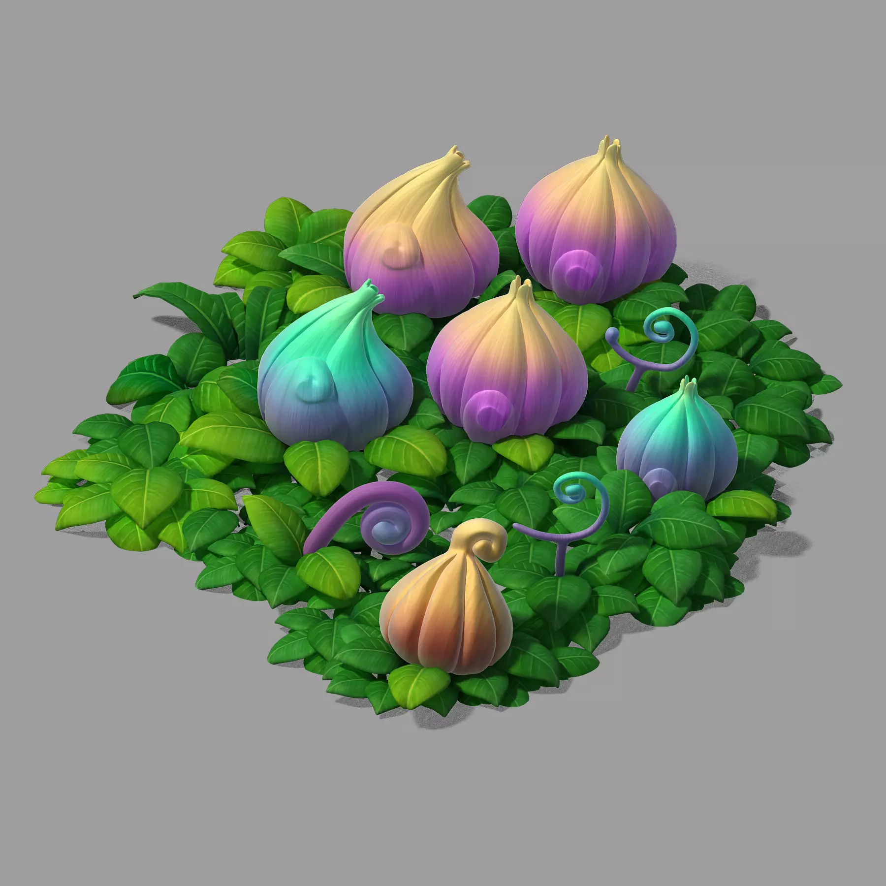 main city - plant combination 01 3D model_0