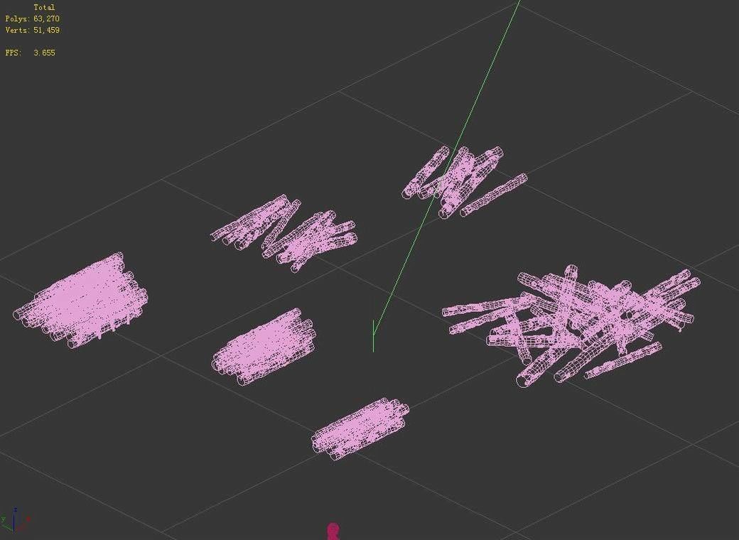 Lumberyard - Woodpile 03 3D model_3