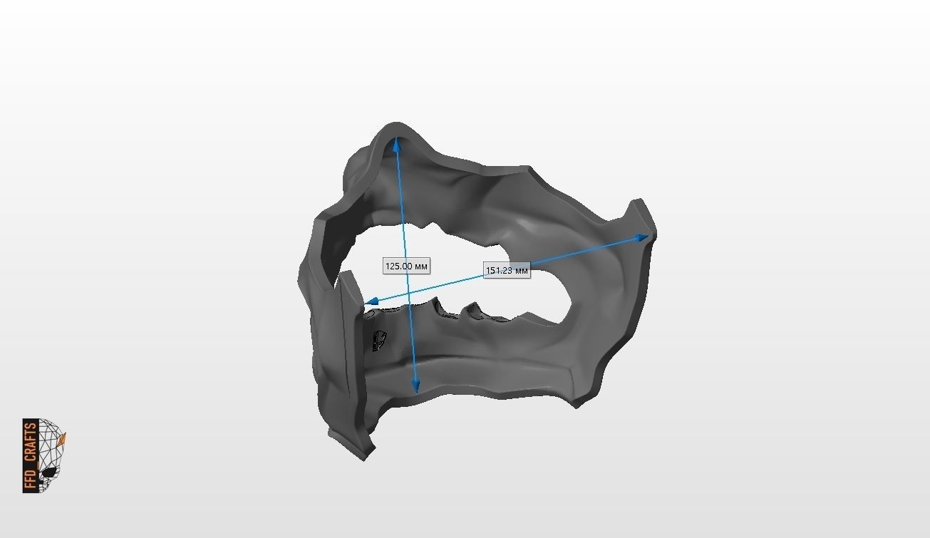 Mempo custom mask 3D print model_7