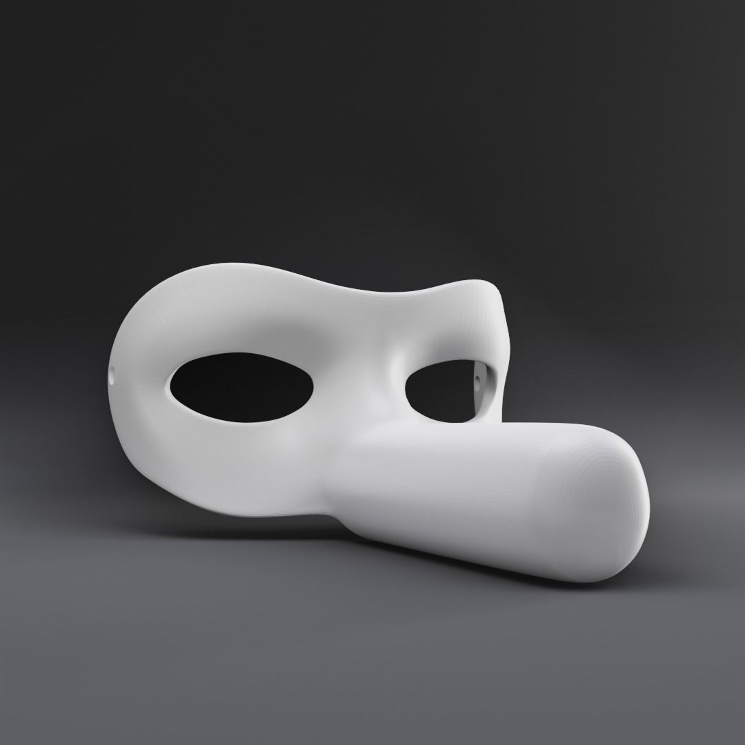 Clockwork Orange Alex DeLarge Mask 3D Printer Ready 3D model 3D