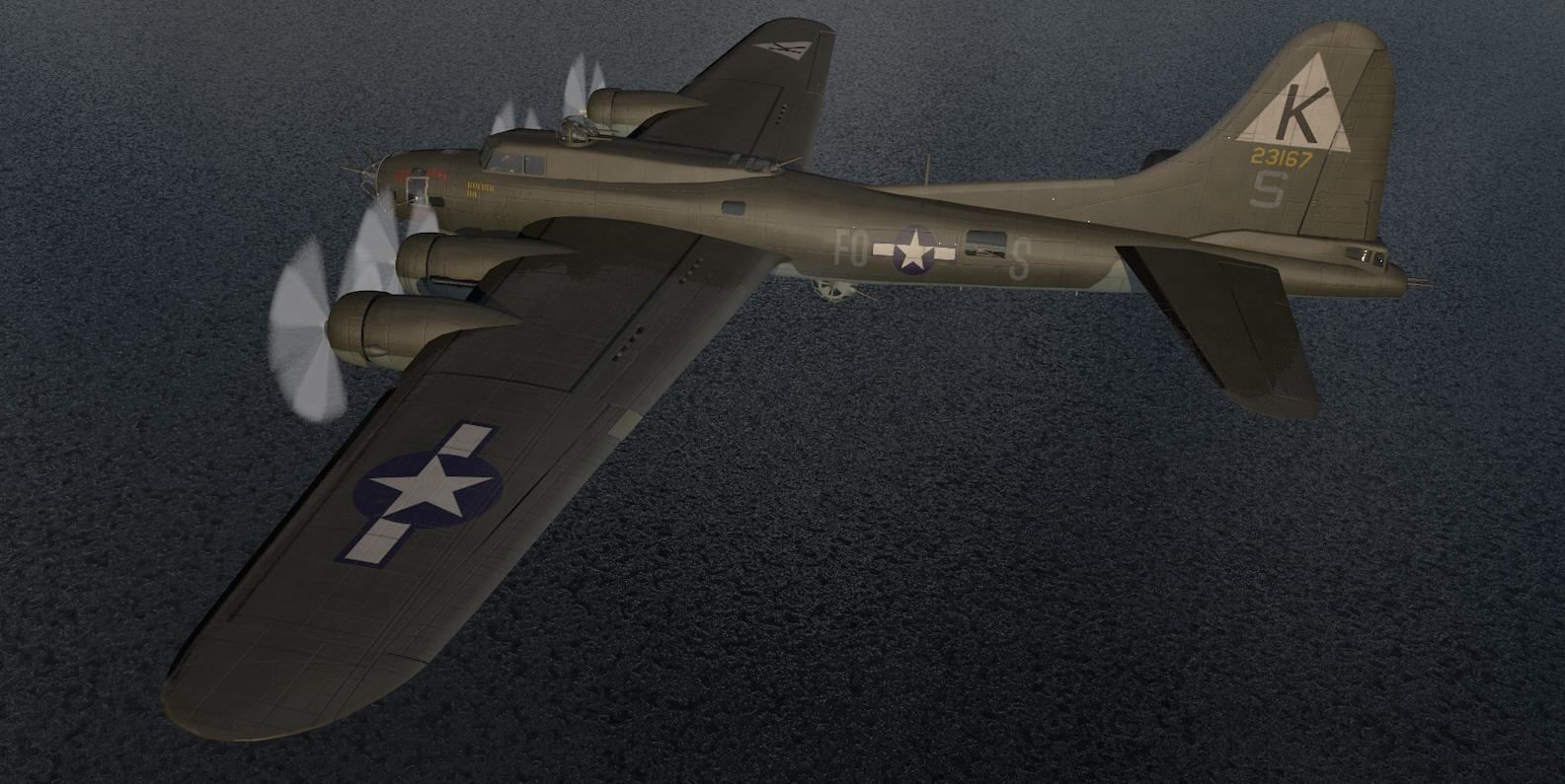 Boeing B-17F Fortress 3D model_12