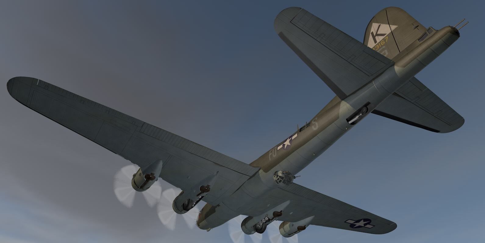 Boeing B-17F Fortress 3D model_14