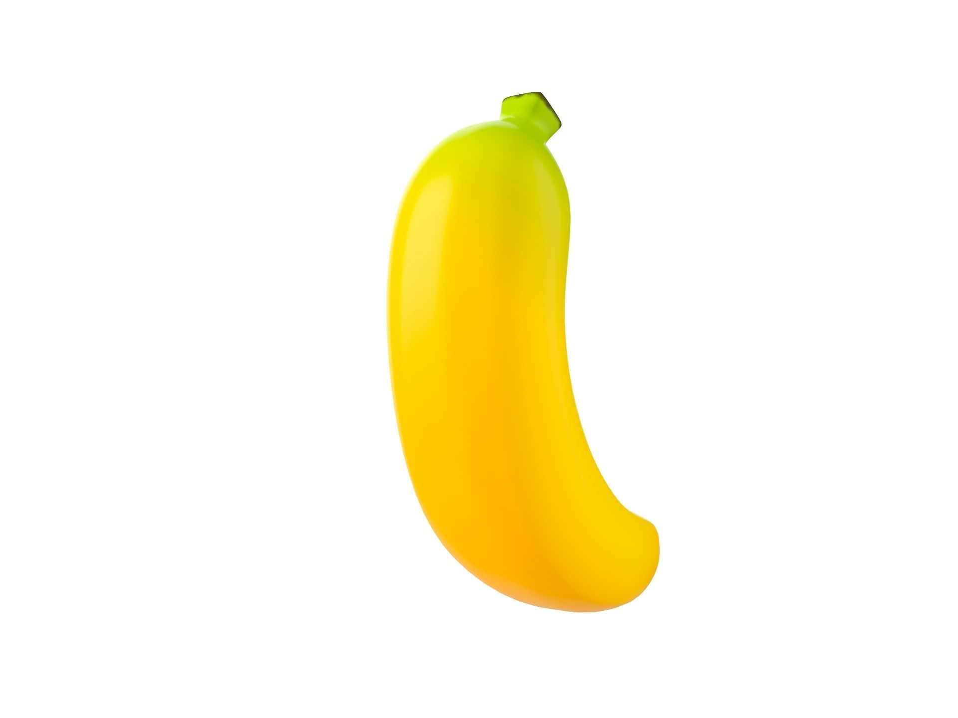 Banana Free low-poly 3D model_2