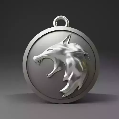 Geralt Medallion 3D Printer Ready 3D print model