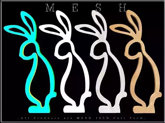 Bunny Display Hollow