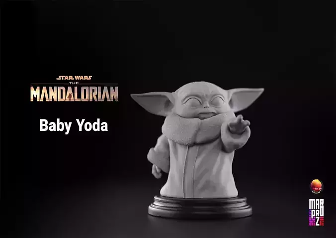 Baby Yoda - Star Wars The Mandalorian 3D print model