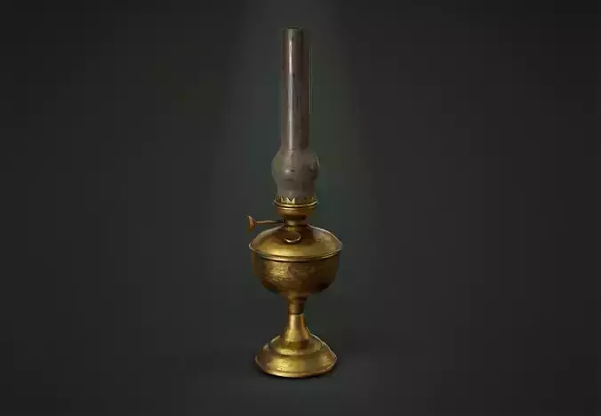 Oil Lantern PBR Game Ready
