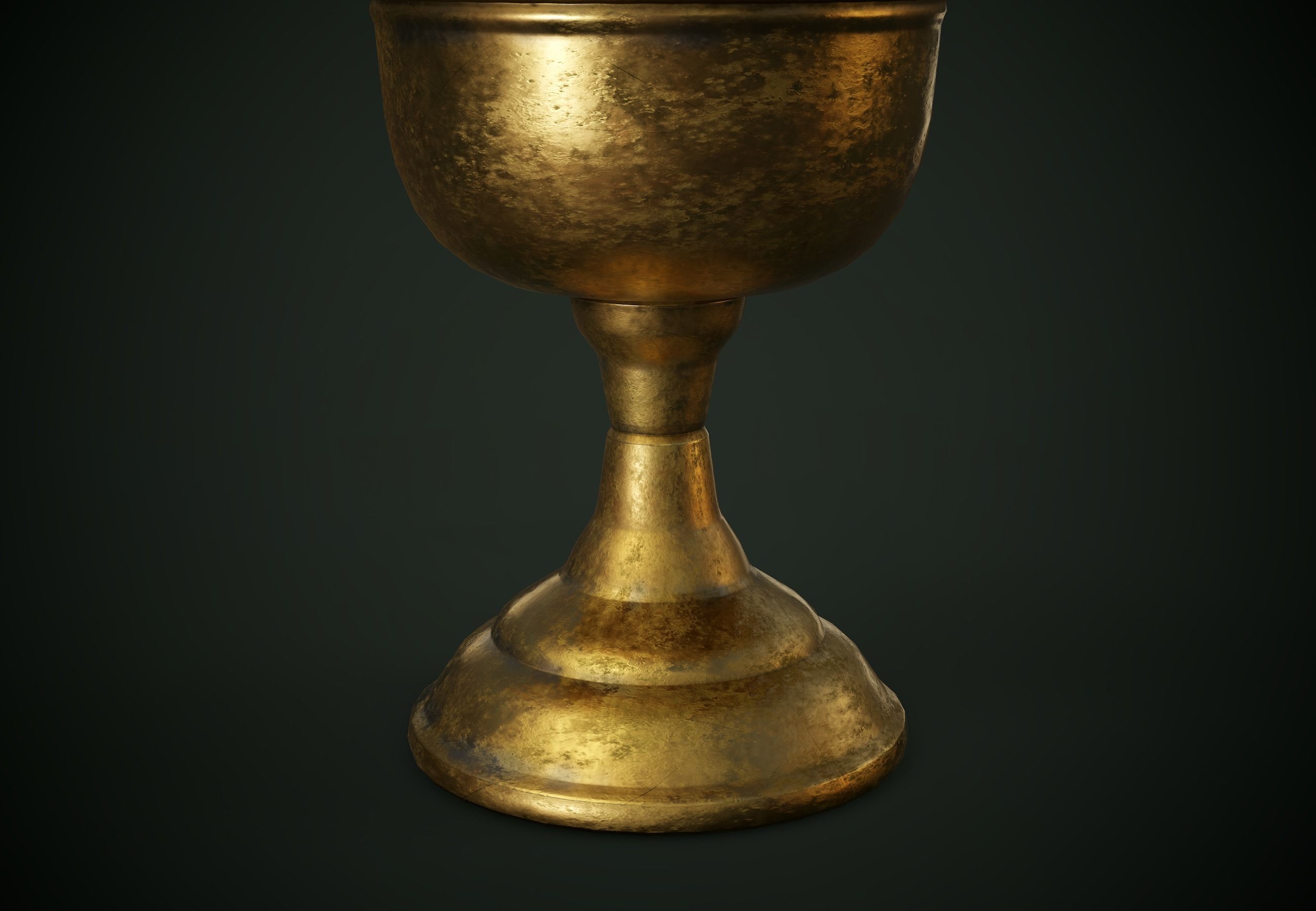 Oil Lantern PBR Game Ready Low-poly 3D model_9