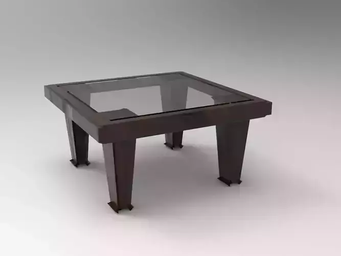 Table coffee with glass top