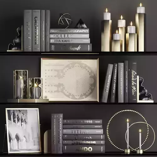 DECORATIVE SET 05 black