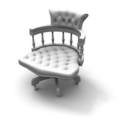 Armchair office chair 3D model