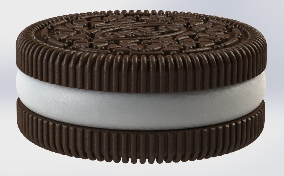Detailed Oreo Box 3D model 3D printable | CGTrader