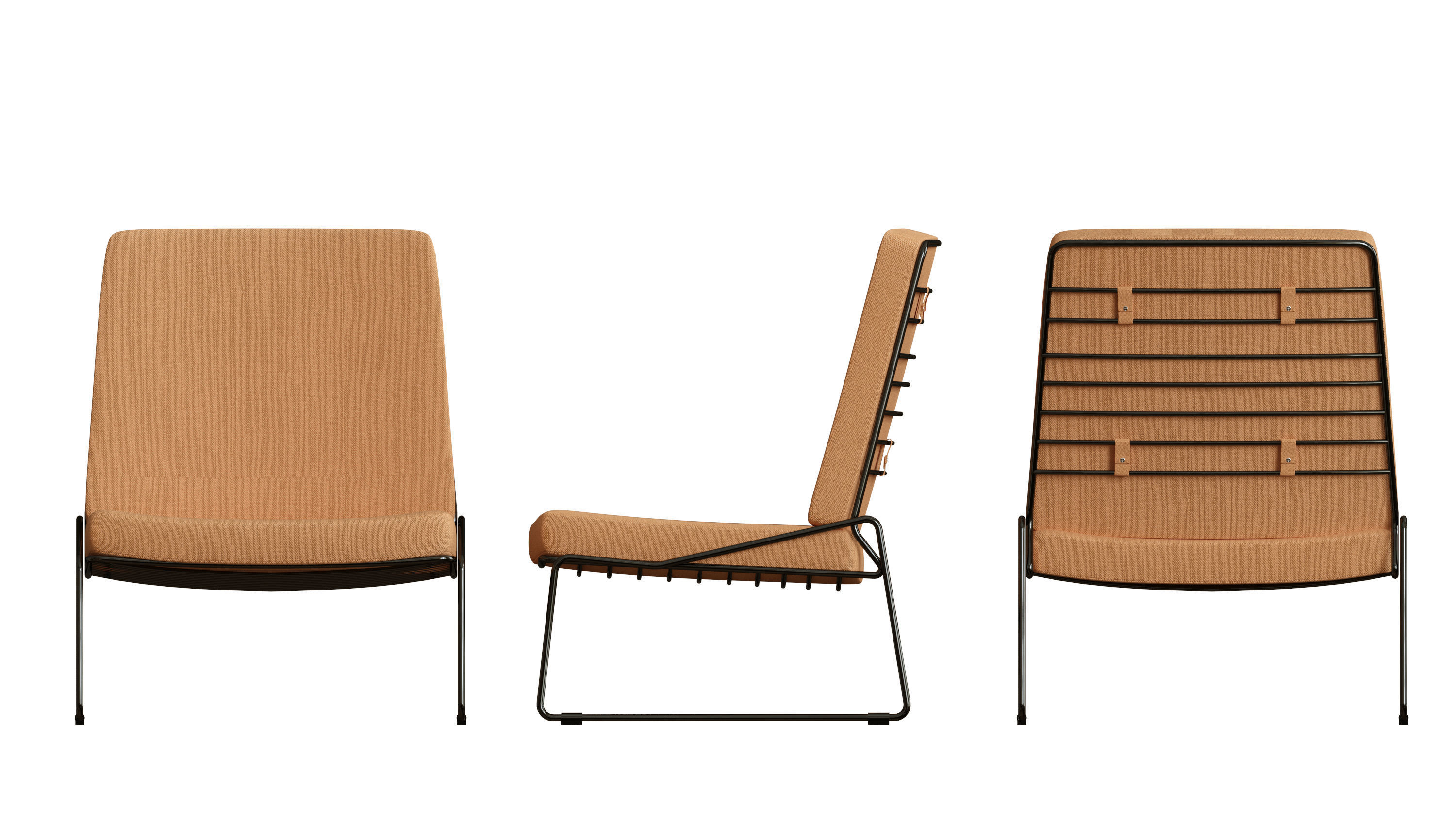 POLTRONA HAPPY CAMEL Chair 3D model_3