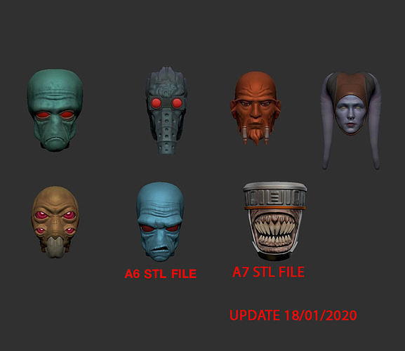 Figure Head custom  3D print model