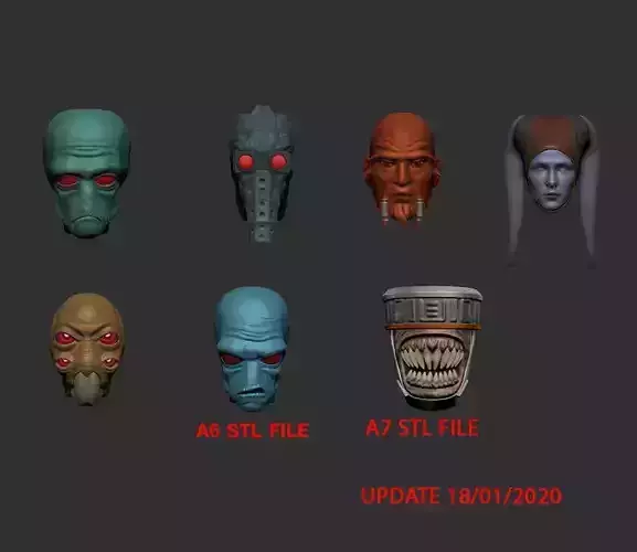 Figure Head custom  3D print model
