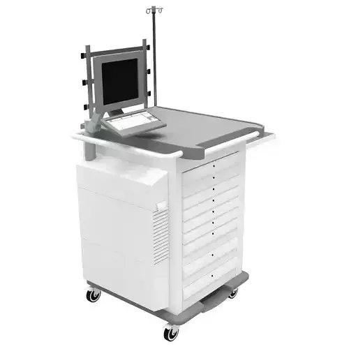     Anesthesia cart  3D model