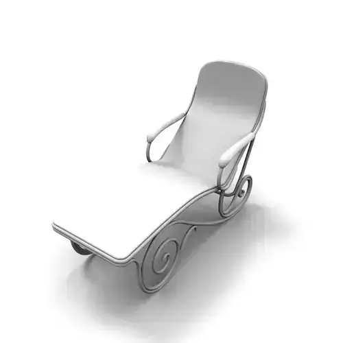 Armchair chaise lounge chair