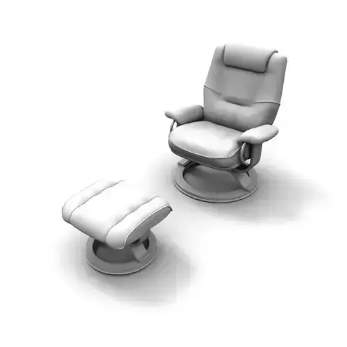 Armchair recliner chair and ottoman