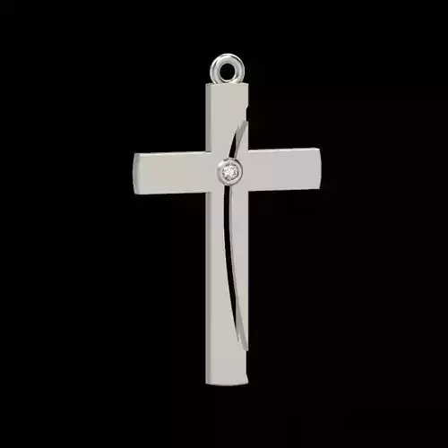 Pendant Cross 3dm stl 3D print model