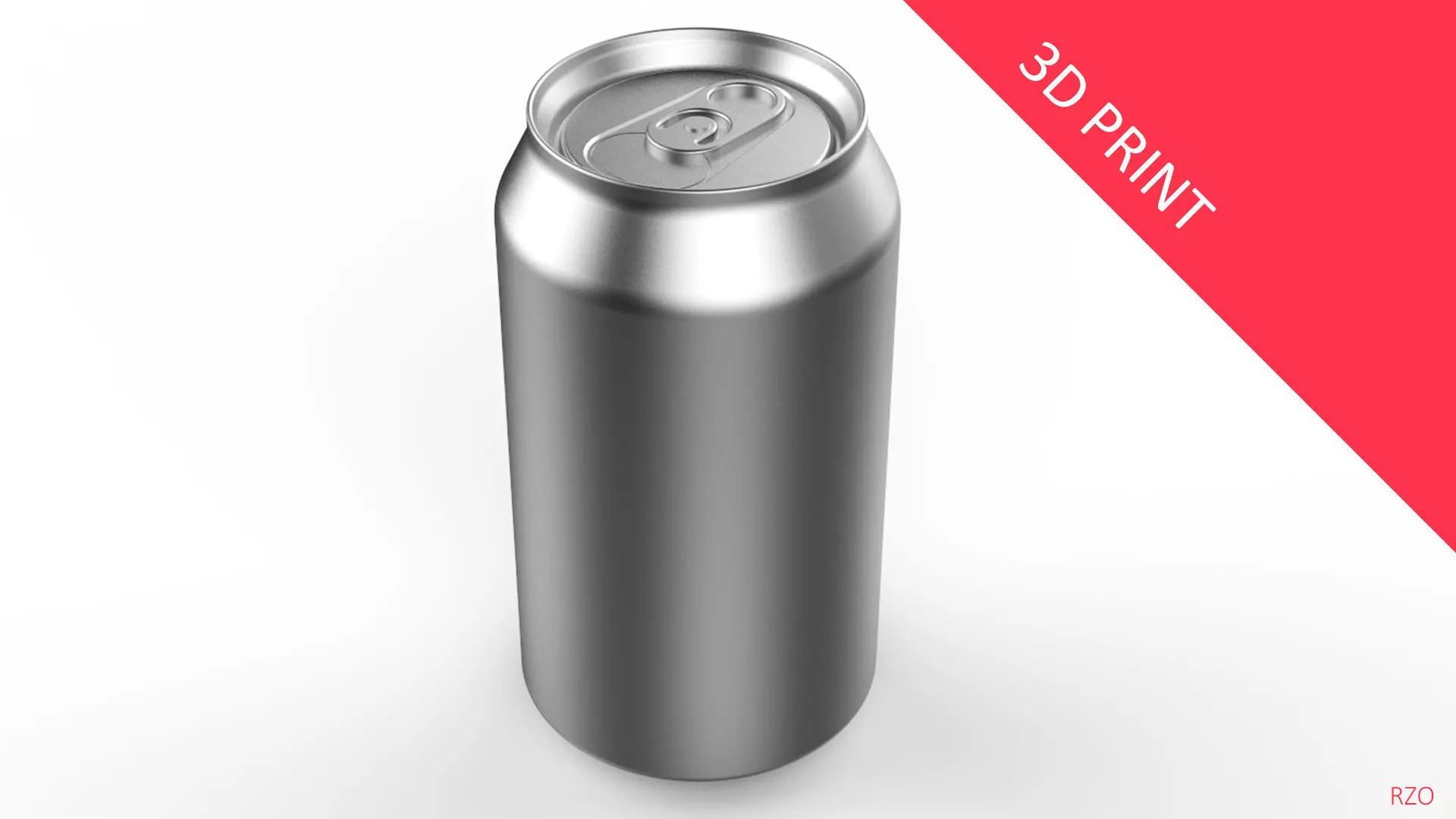 Beverage Can 350ml 3D print model_0