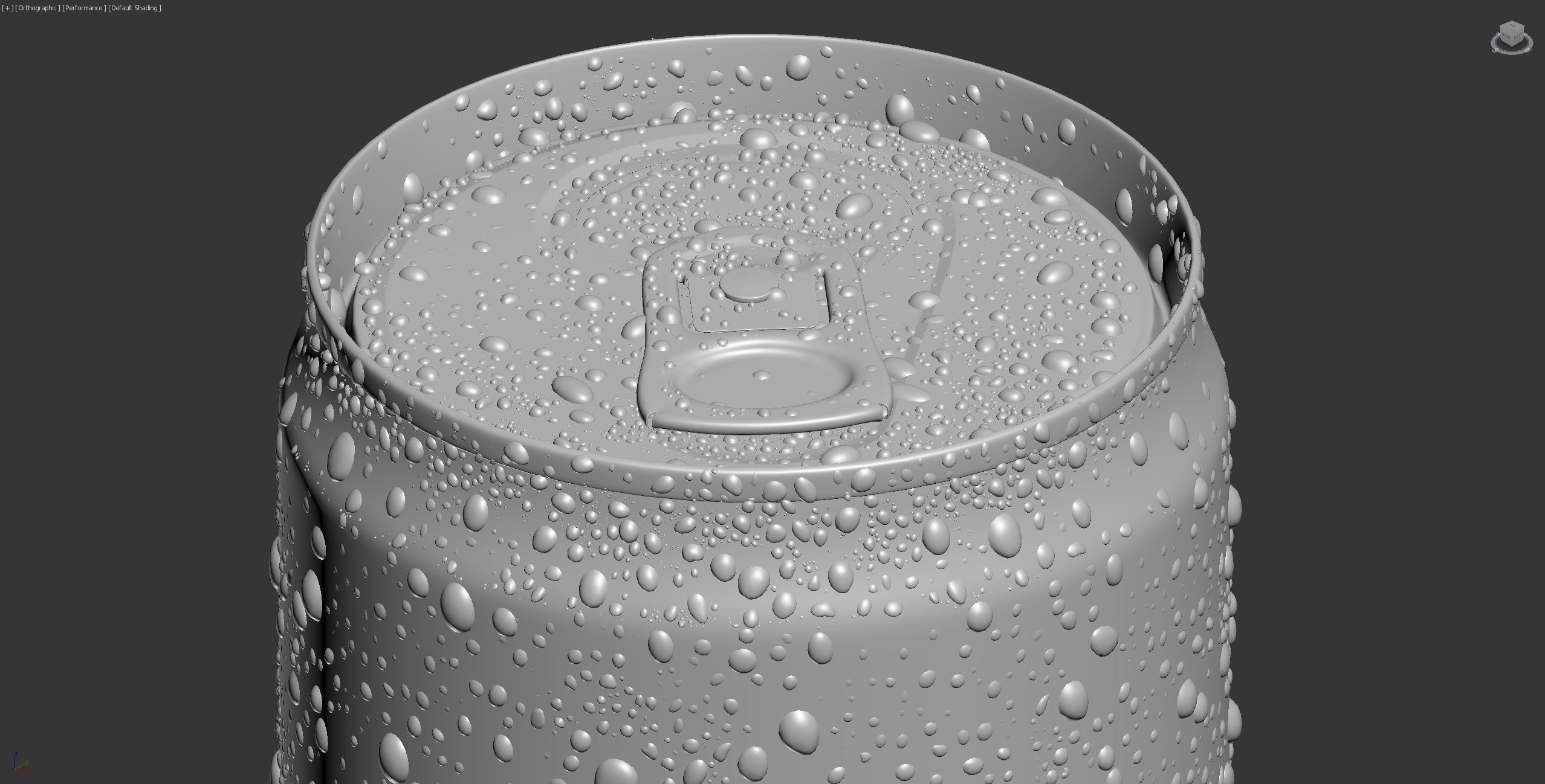 Can With Water Droplets 473ml Red Bull type  3D model_3