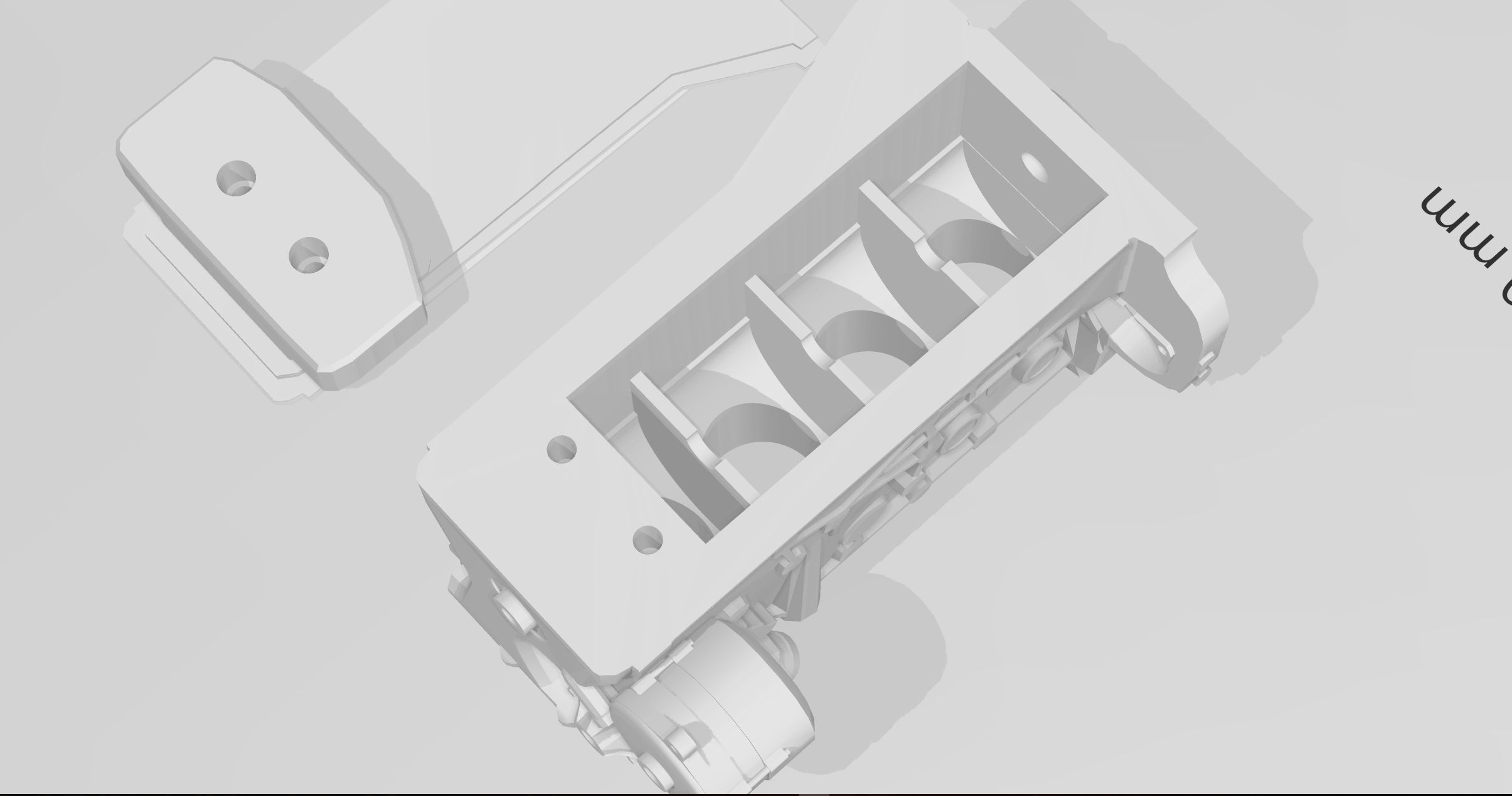 SR20 full block and oilpan for RC  3D print model_1