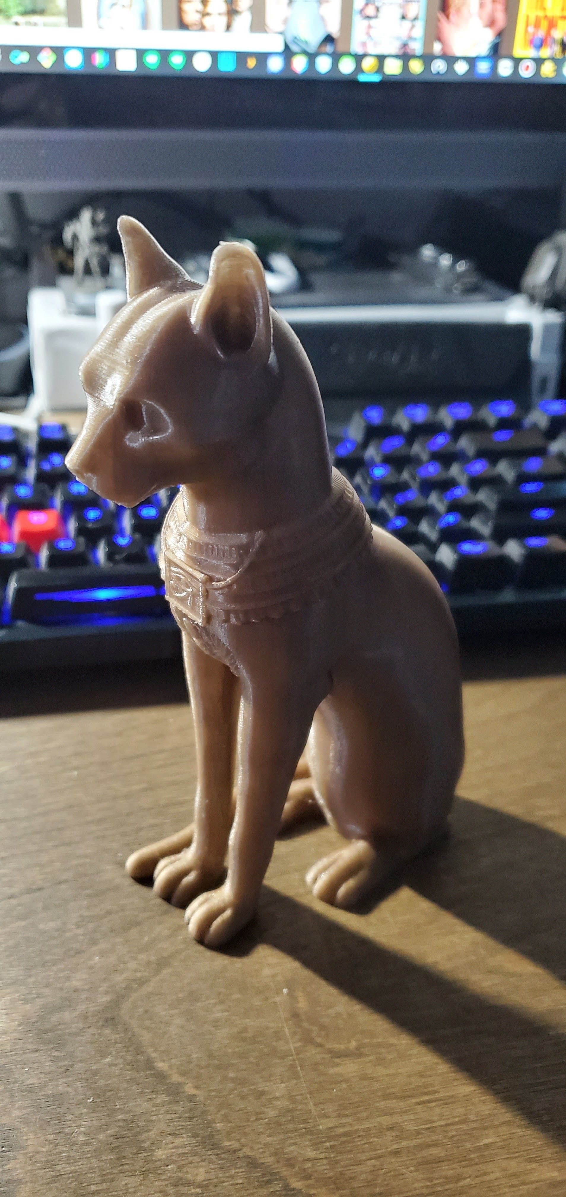 Egyptian ritual cat - Sekhmet Goddess - Bastet Goddess 3D print model_20