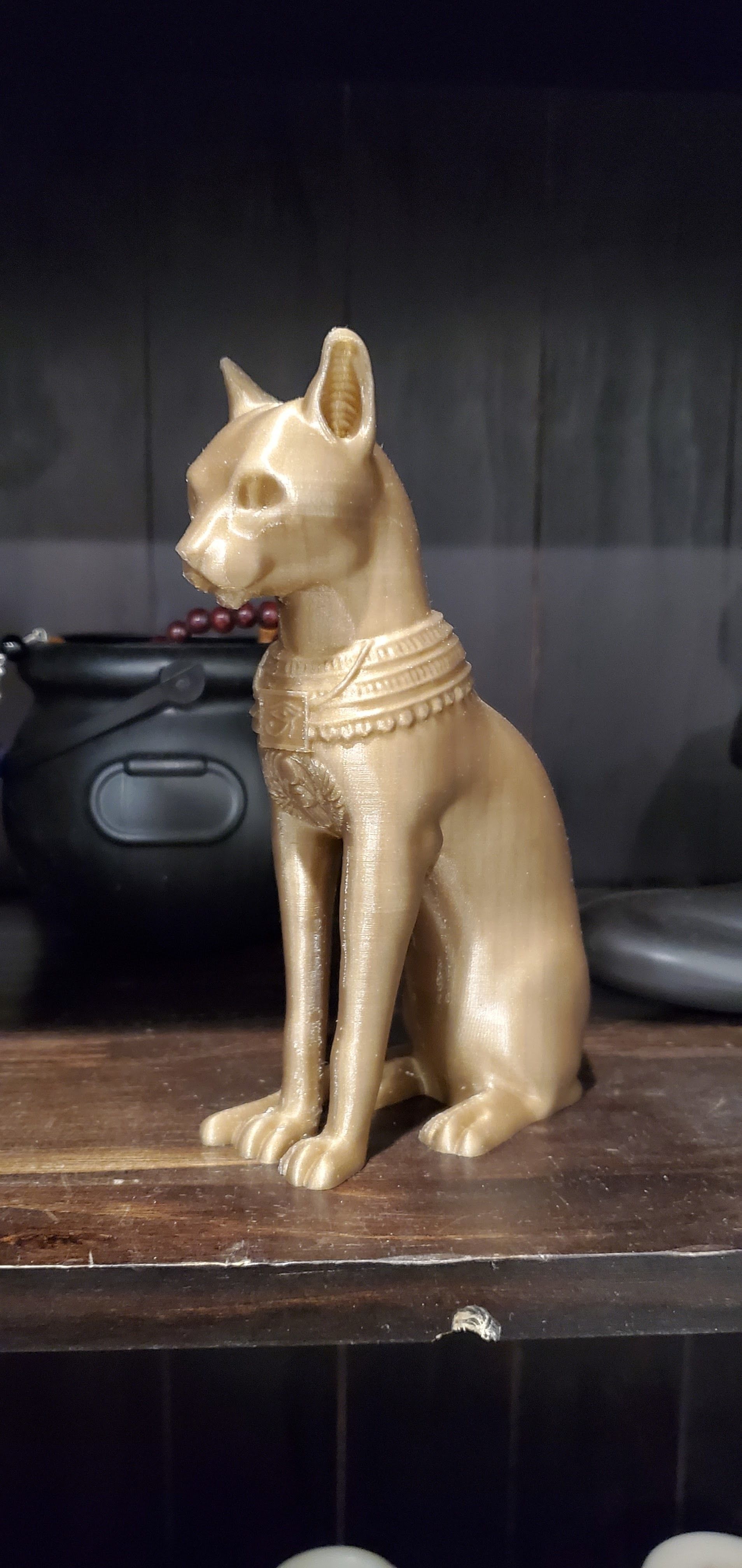 Egyptian ritual cat - Sekhmet Goddess - Bastet Goddess 3D print model_3