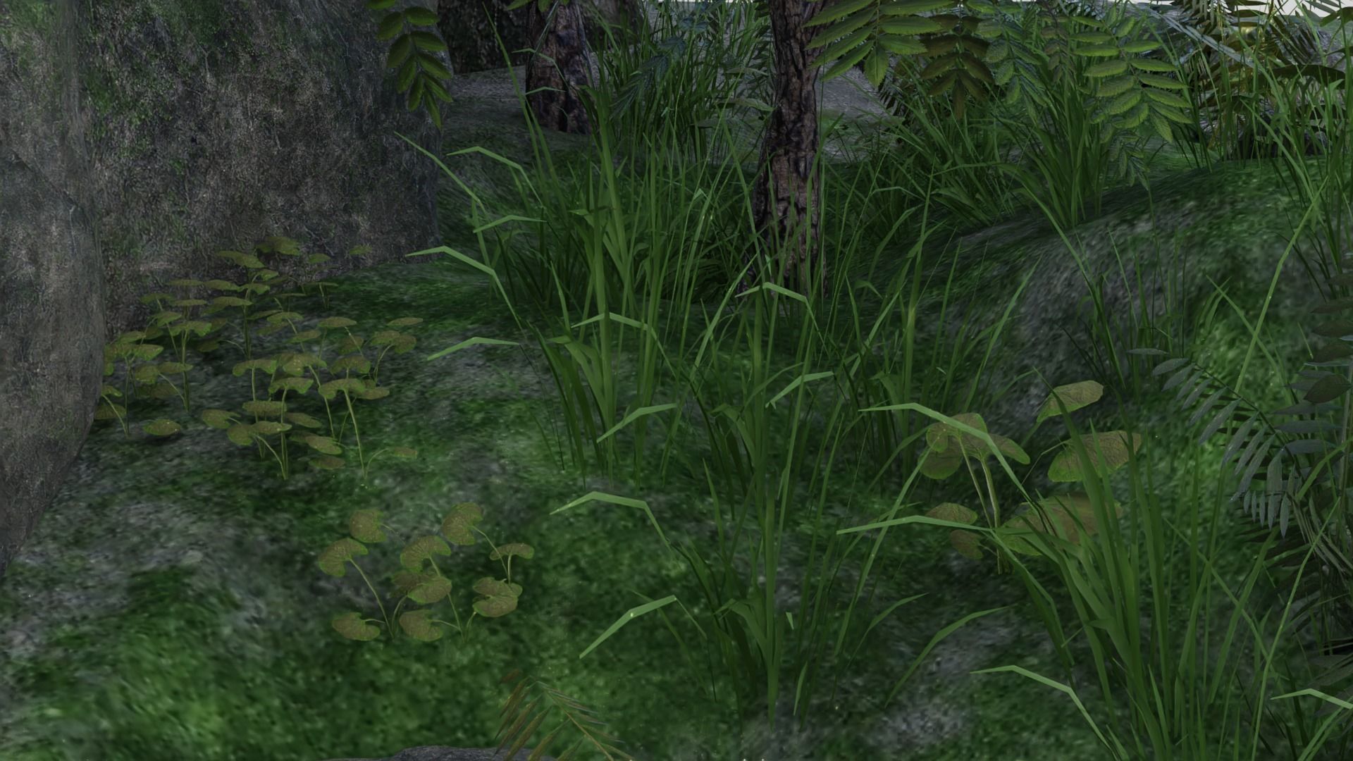 Pond Scene 3D model_10