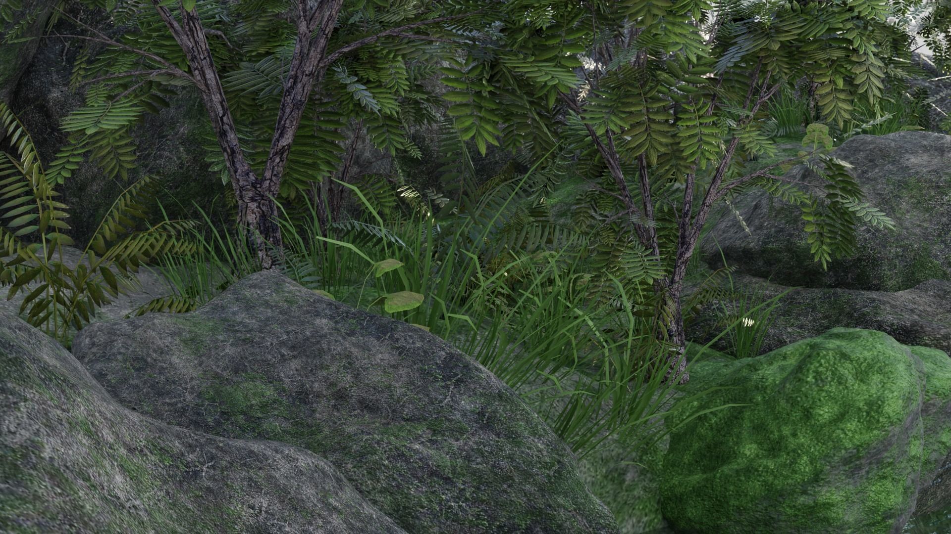 Pond Scene 3D model_6