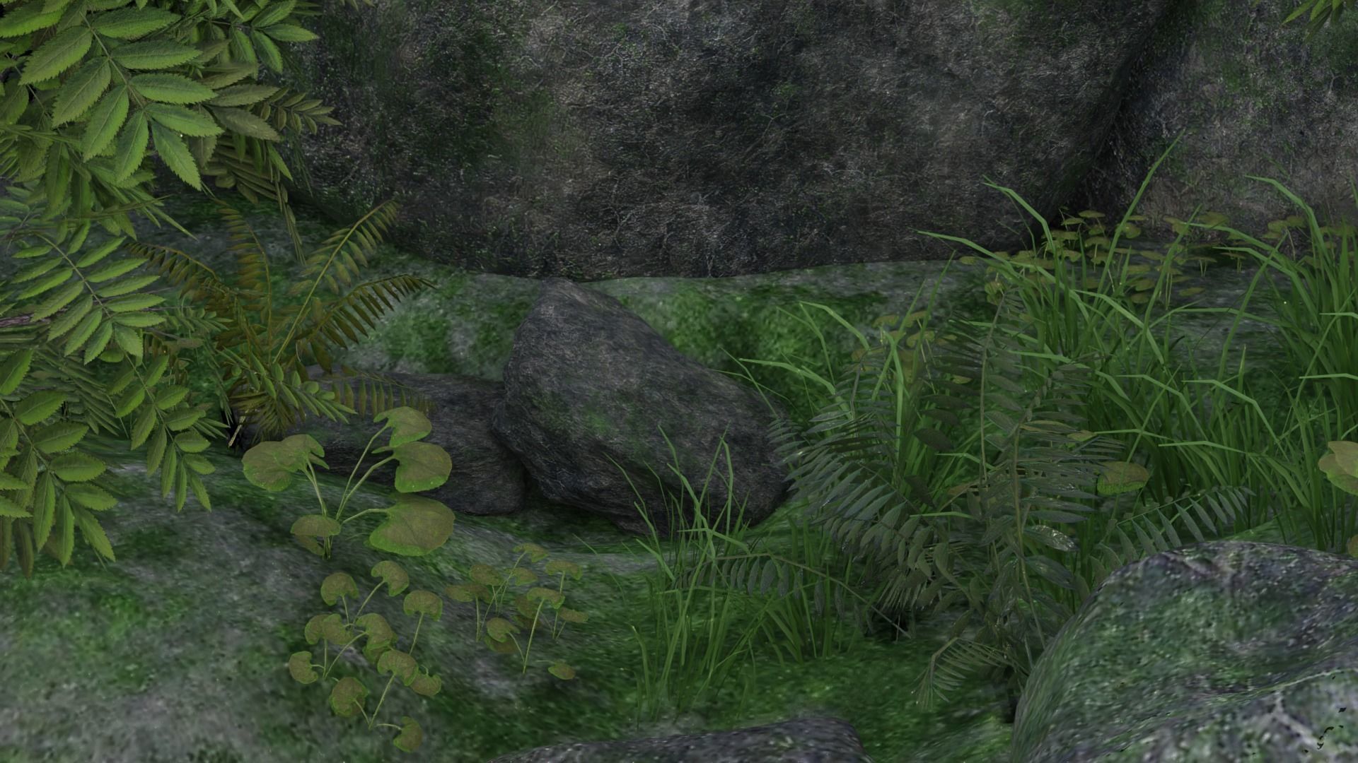 Pond Scene 3D model_9