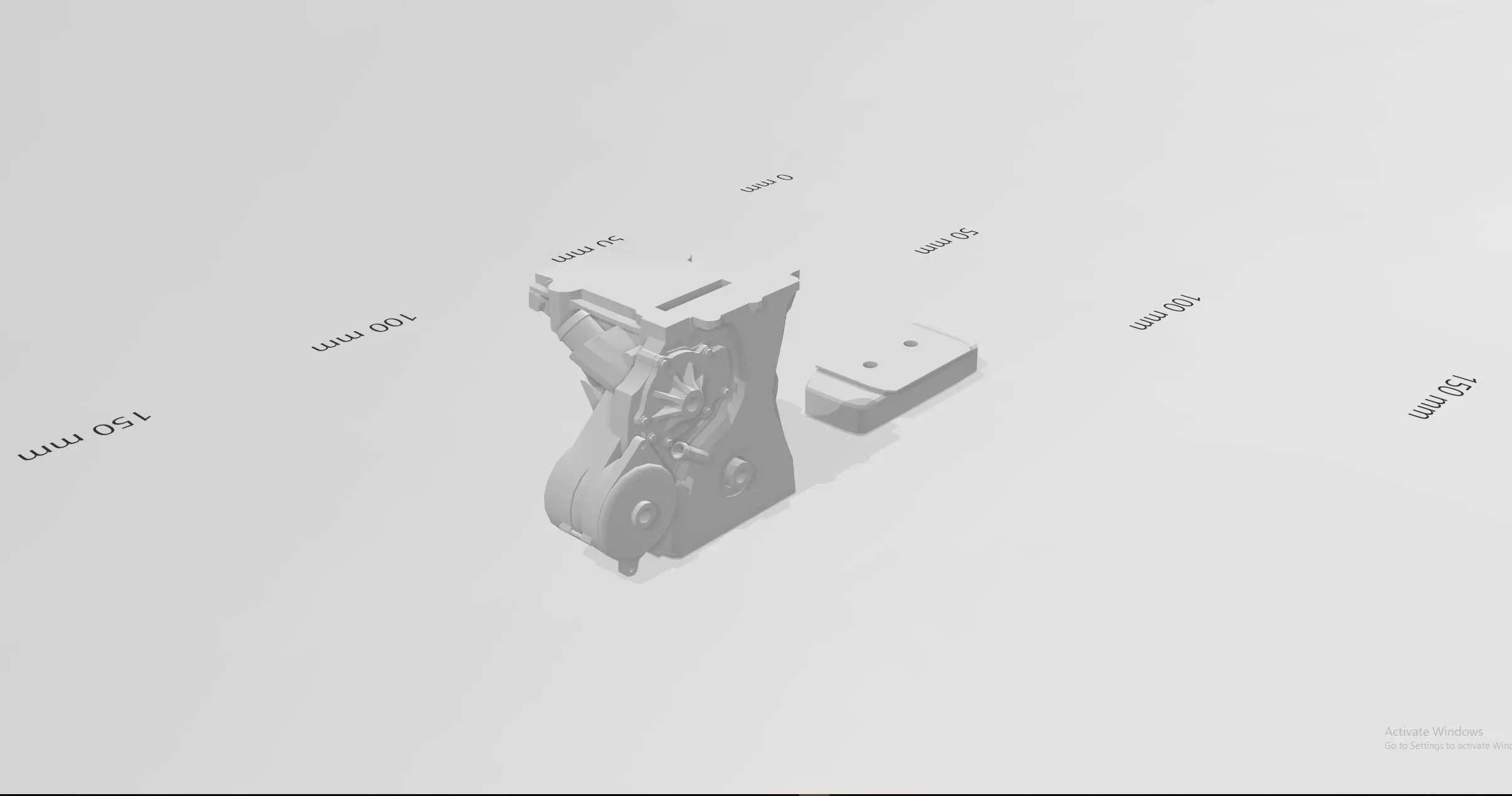 SR20 halfcut block and oilpan for RC 3D print model_0