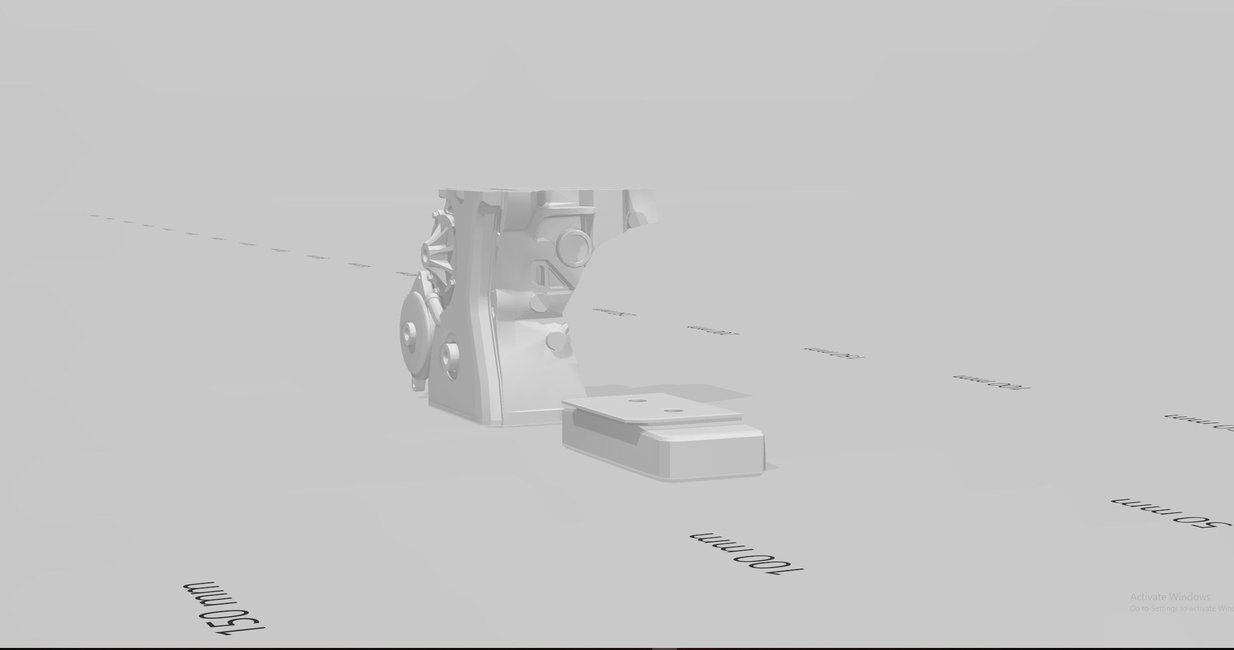 SR20 halfcut block and oilpan for RC 3D print model_1