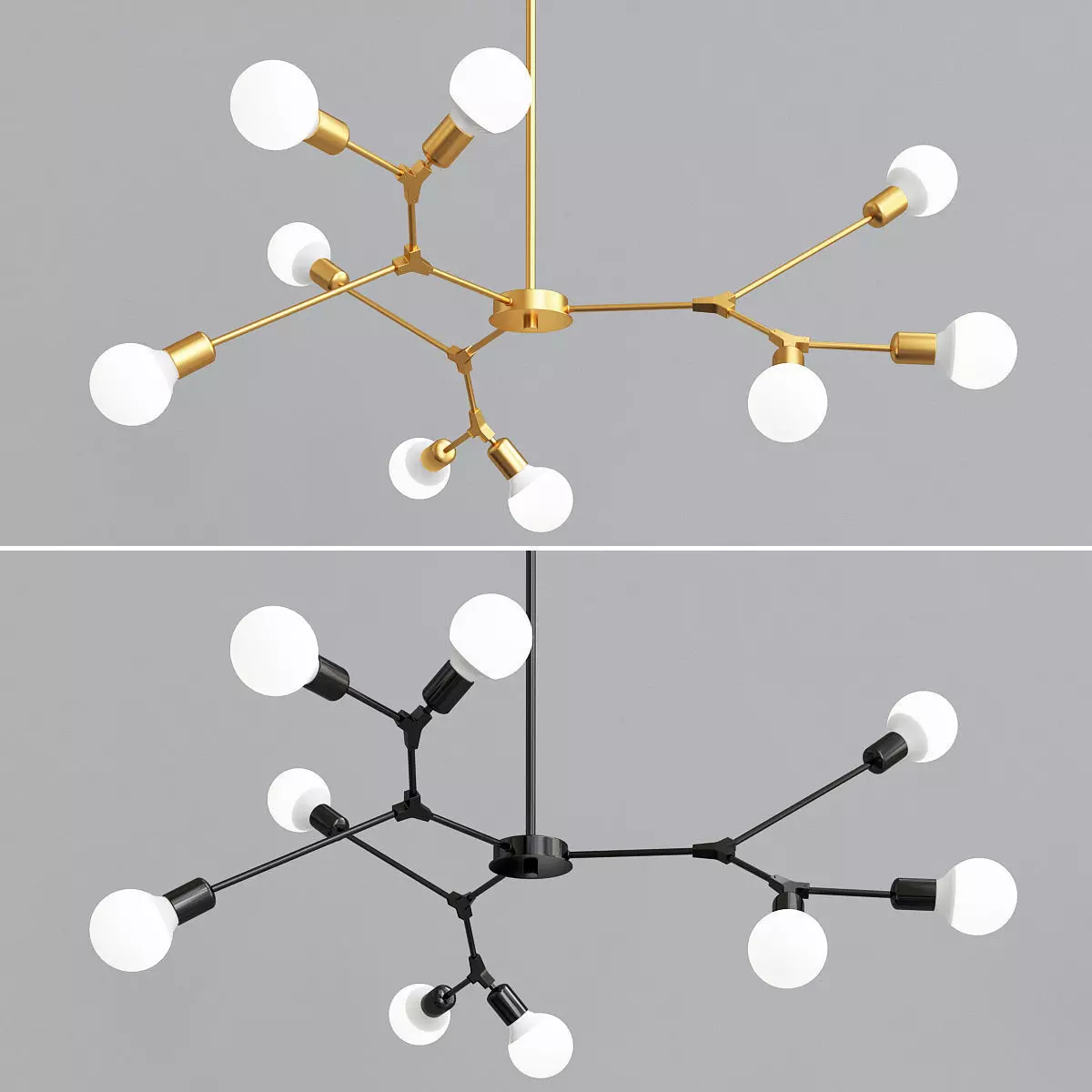 Nordic Postmodern Chendelier 3D model