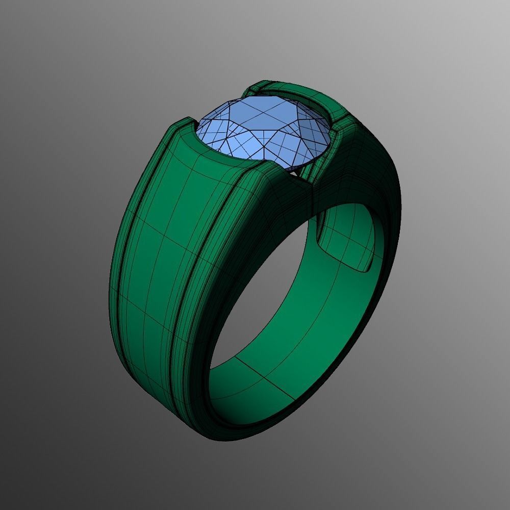 Ring lr5 3D print model_2