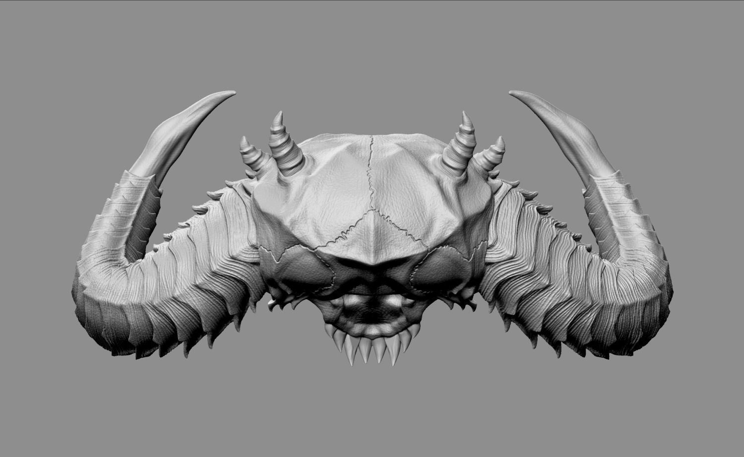 Diablo Skull - Diablo 2 and IV  3D print model_8