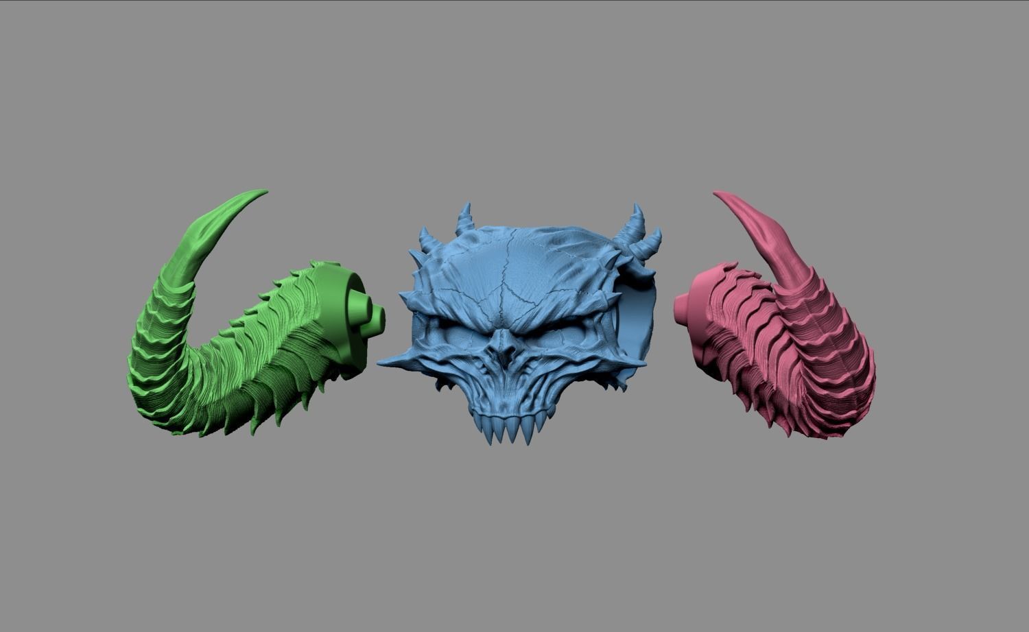 Diablo Skull - Diablo 2 and IV  3D print model_2