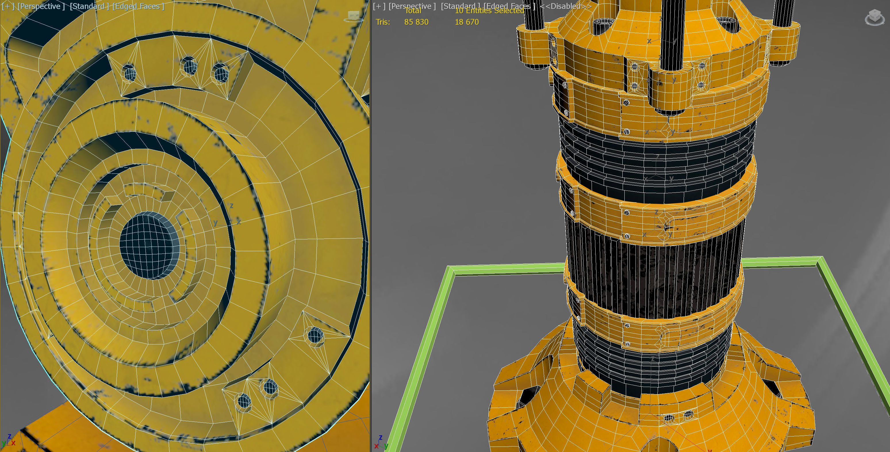 Robotic Arm White PBR Rigged Low-poly 3D model_9