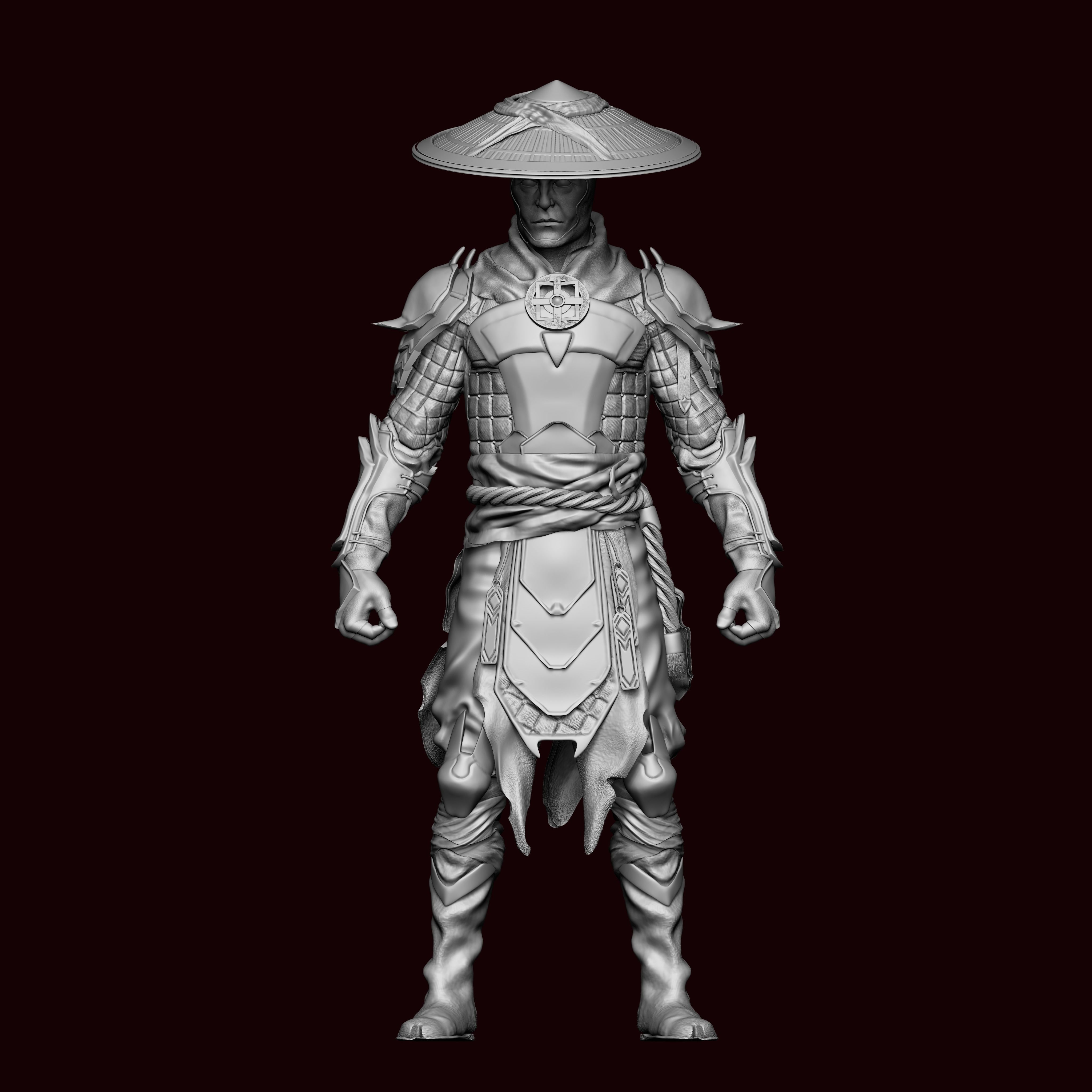 Raiden Mortal Kombat 3D print model 3D print model_1