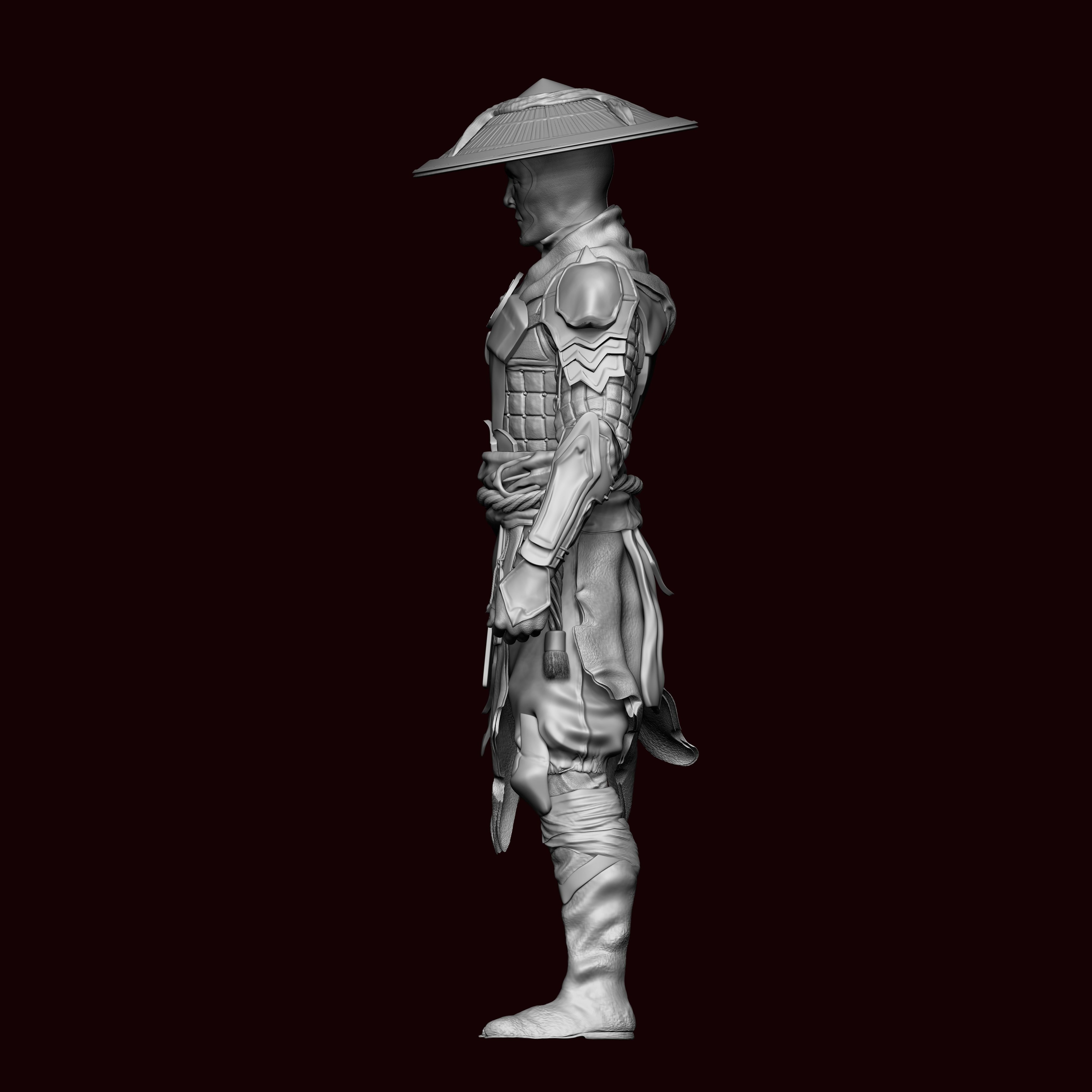 Raiden Mortal Kombat 3D print model 3D print model_3