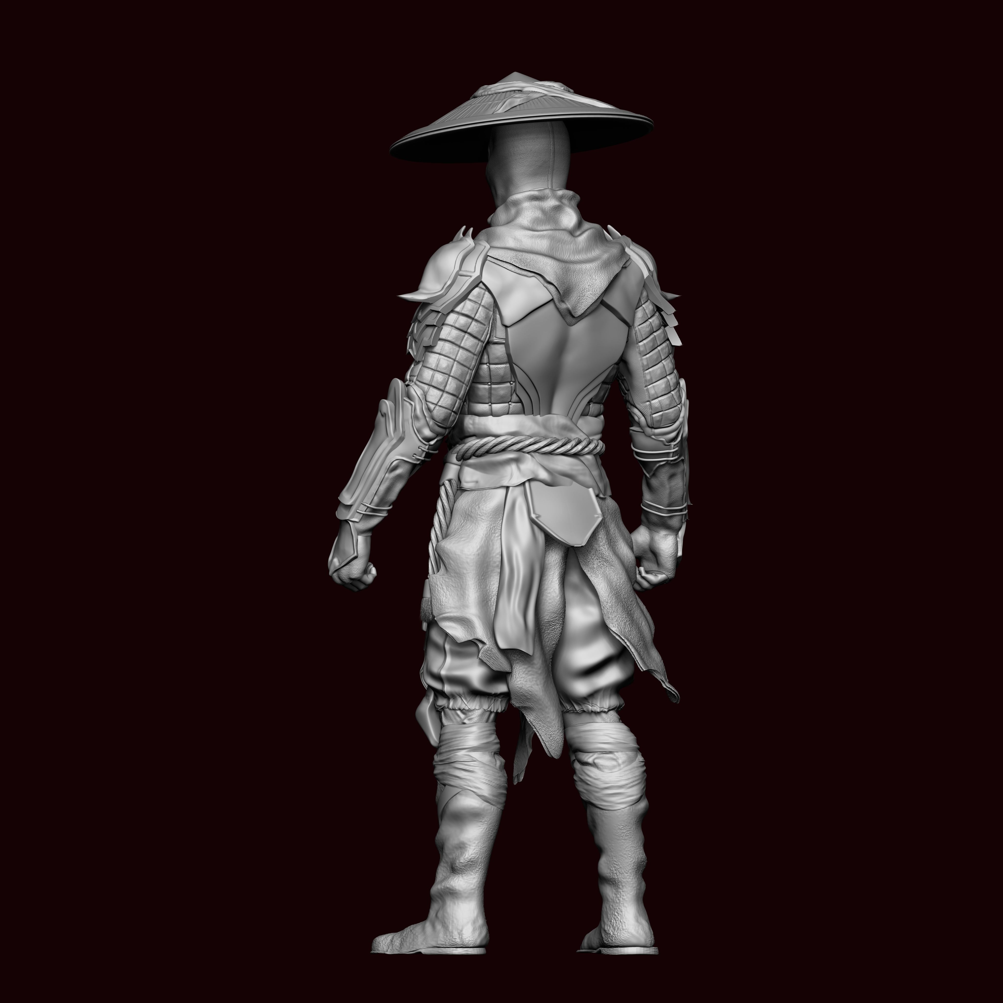 Raiden Mortal Kombat 3D print model 3D print model_4