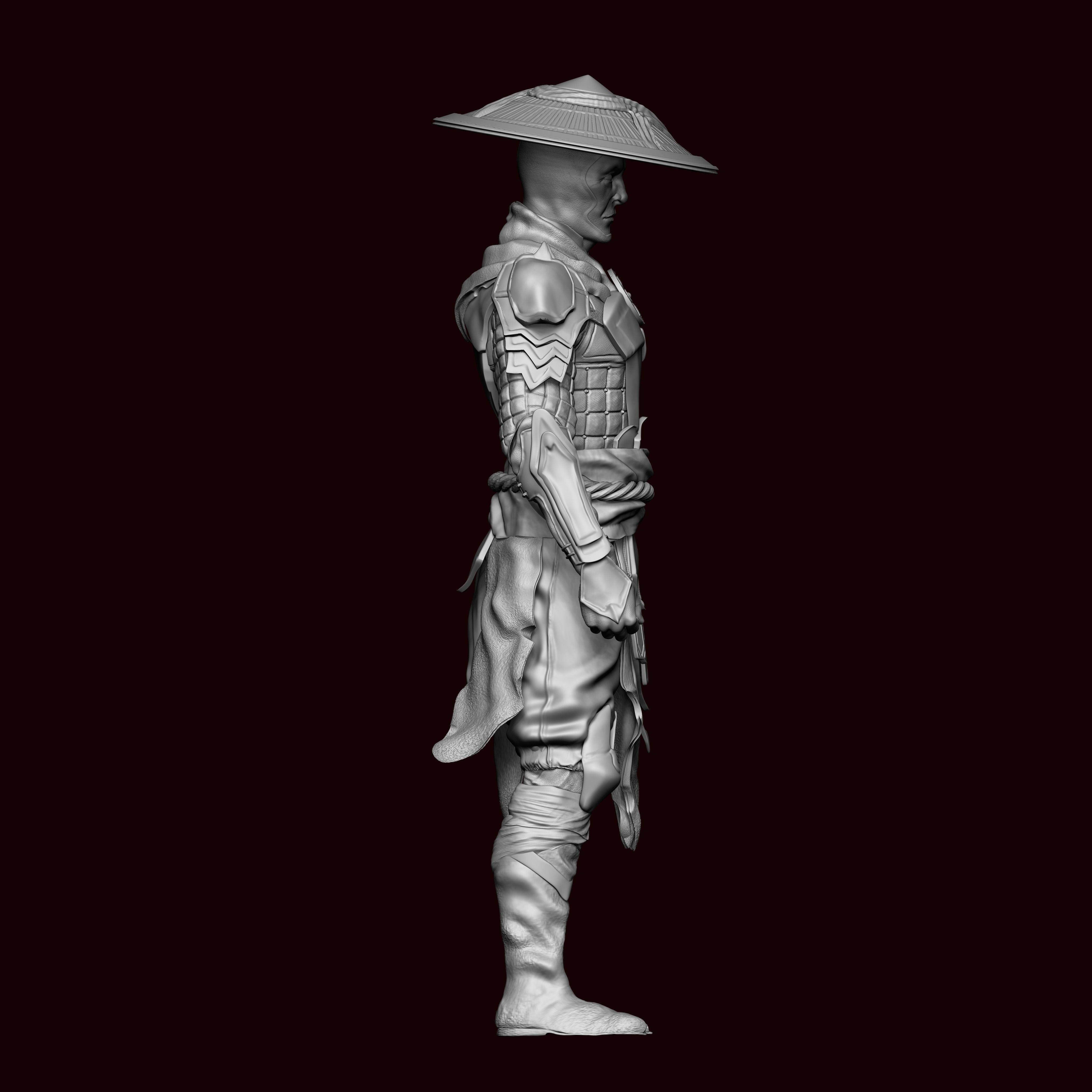 Raiden Mortal Kombat 3D print model 3D print model_6