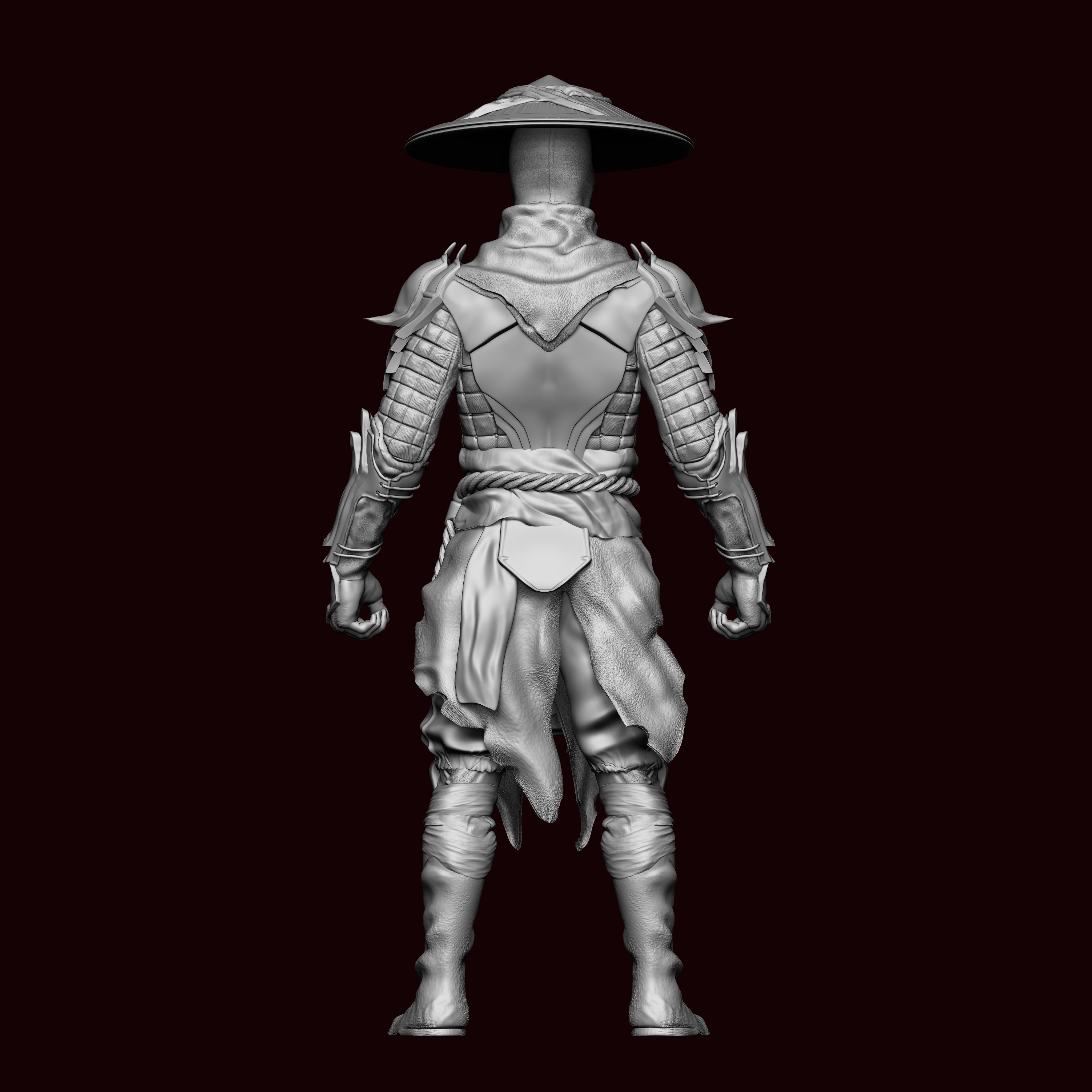Raiden Mortal Kombat 3D print model 3D print model_5
