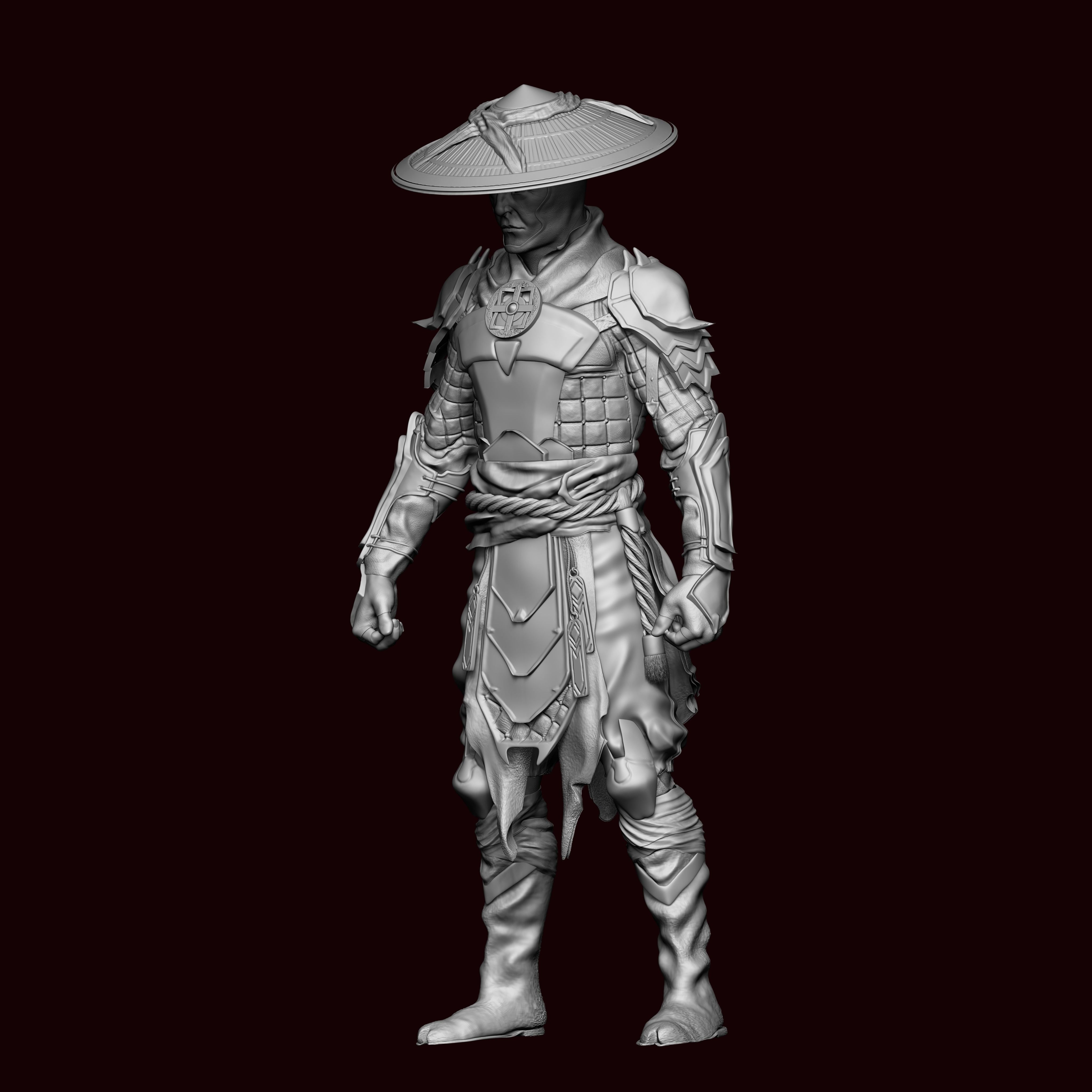 Raiden Mortal Kombat 3D print model 3D print model_2